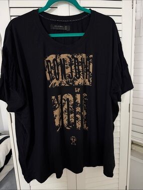Religion - Black Graphic 'Bonjour Noir' Short Sleeve Tee